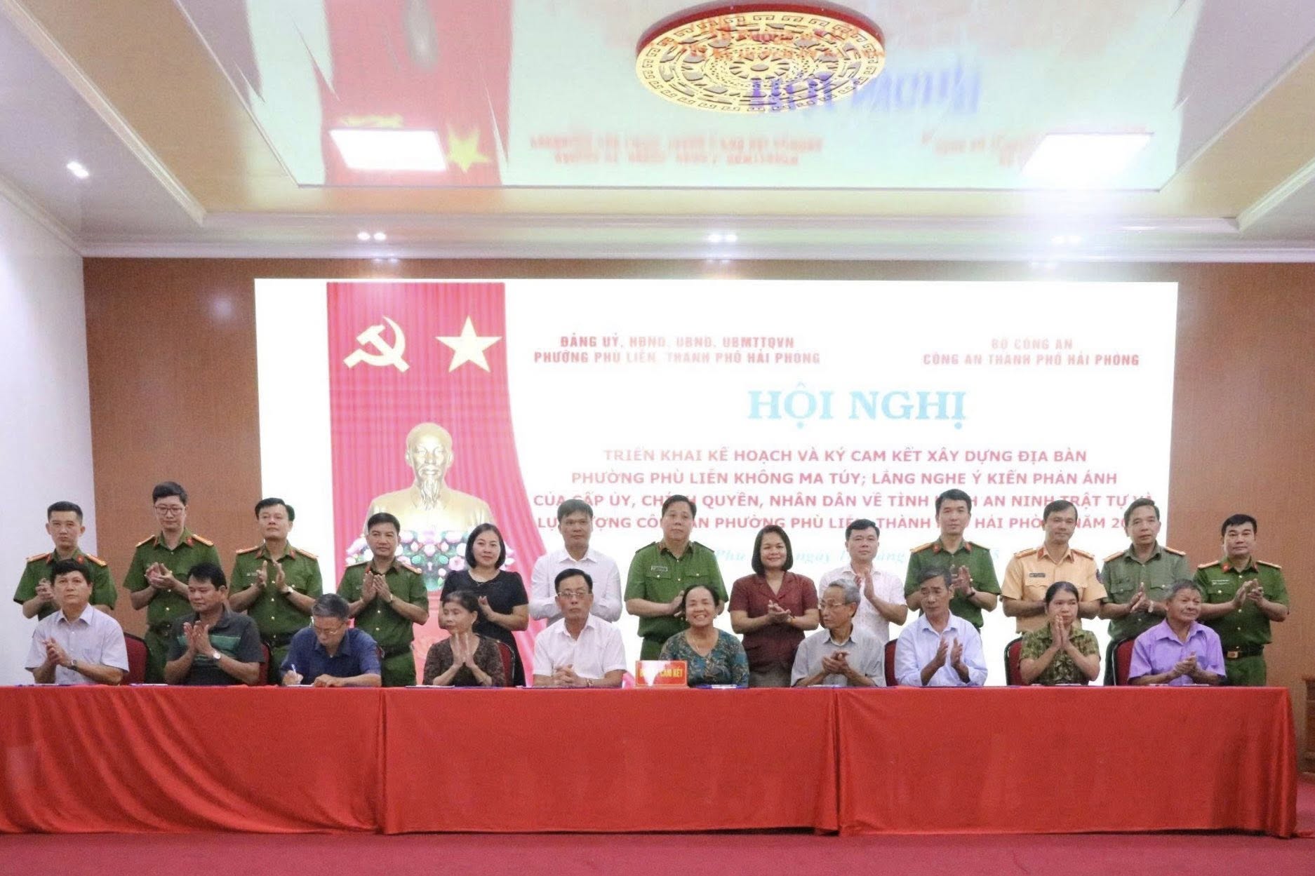 Phấn đấu đến cuối năm 2030, có 100% các tổ dân phố trên địa bàn phường Phù Liễn không có ma túy